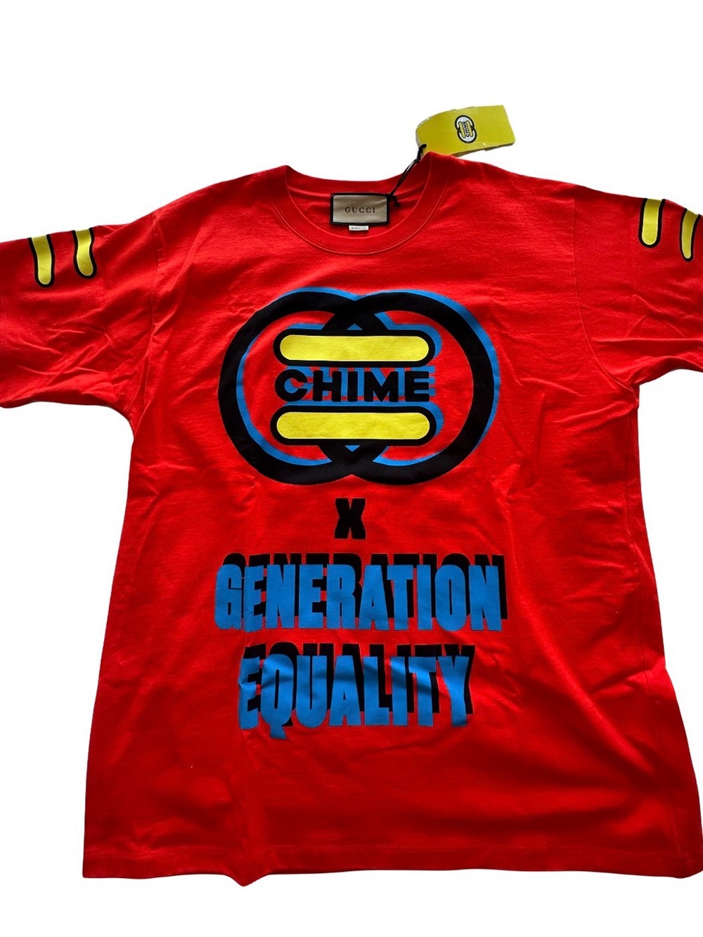 Gucci x CHIME for Change T-Shirt – Red Graphic Tee